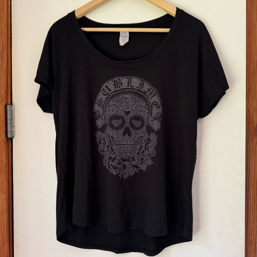 Sublime soft black Mexican skull tee t-shirt XL new